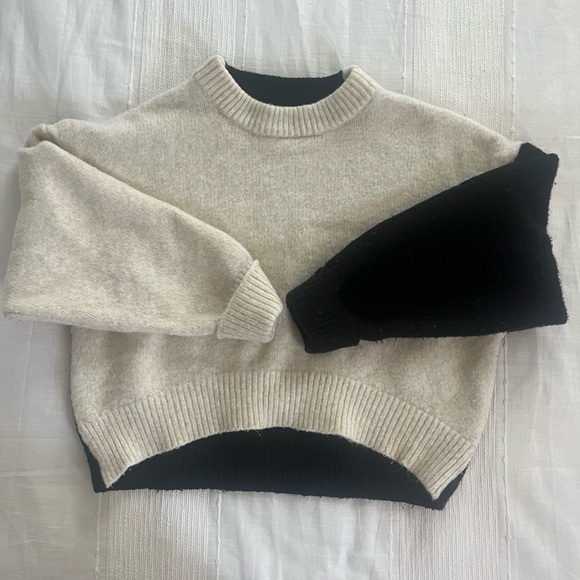 Topshop Color Block Sweater - Picture 1 of 4